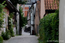 Visby is quiet the week after the annual Medieval Festival